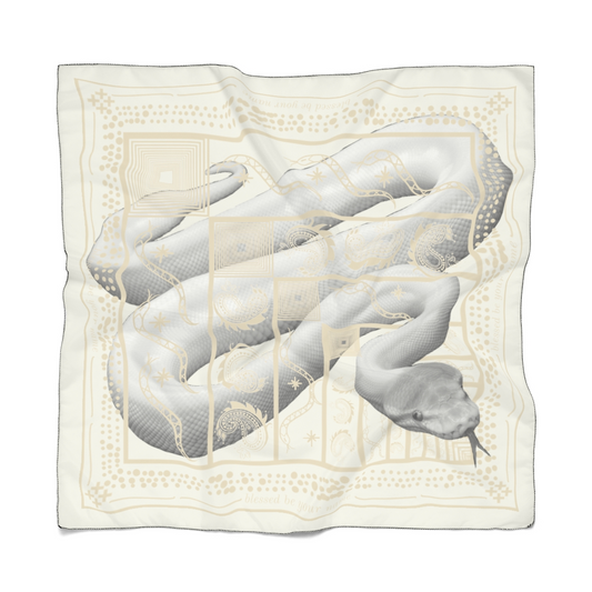 Serpent White, "Show me who I am" Scarf